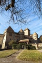 ChÃÂ¢teau de Chillon Castle in Veytaux, Switzerland