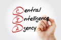 CIA - Central Intelligence Agency acronym Royalty Free Stock Photo