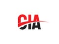 CIA Letter Initial Logo Design Vector Illustration