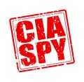 CIA SPY Red Stamp Text