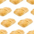 Ciabata bread seamless background Royalty Free Stock Photo