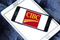 CIBC bank logo Royalty Free Stock Photo