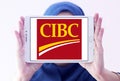 CIBC bank logo Royalty Free Stock Photo