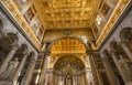 Ciborium Tomb Papal Basilica Paul Beyond Walls Rome Italy Royalty Free Stock Photo