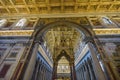 Ciborium Tomb Papal Basilica Paul Beyond Walls Rome Italy Royalty Free Stock Photo