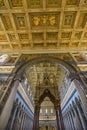 Ciborium Tomb Papal Basilica Paul Beyond Walls Rome Italy Royalty Free Stock Photo