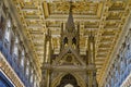 Ciborium Tomb Papal Basilica Paul Beyond Walls Rome Italy Royalty Free Stock Photo