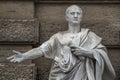 Cicero statue in cassazione building rome Royalty Free Stock Photo