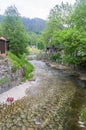 Cicha Woda water stream in Zakopane, Poland