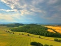 On the Cicov hill in Central Bohemian Uplands, Czech Republic Royalty Free Stock Photo