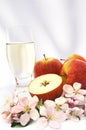 Cider and apple - still life Royalty Free Stock Photo
