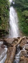 Cidulang waterfall at Puncak 2 Bogor Royalty Free Stock Photo