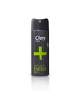 CIEN Men deodorant, antiperspirant spray Energy