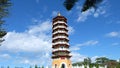 Cien Pagoda at Sun Moon Lake, Taiwan Royalty Free Stock Photo