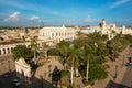 Aerial view of Jose Marti Square in Cienfuegos Cuba