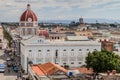 CIENFUEGOS, CUBA - FEBRUARY 11, 2016: Palacio de Gobierno Government Palace at Parque Jose Marti square in Cienfuegos Royalty Free Stock Photo