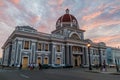 CIENFUEGOS, CUBA - FEBRUARY 11, 2016: Palacio de Gobierno Government Palace at Parque Jose Marti square in Cienfuegos Royalty Free Stock Photo