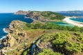 Cies Islands, National Park Maritime-Terrestrial of the Atlantic Islands, Galicia, Spain Royalty Free Stock Photo