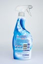 CIF Branded Bathroom Cleaner Rear Label Displayong Recycling and Safety Symbols