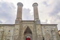 Cifte minareli double minaret old school in Erzurum