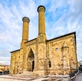 Twin Minaret Madrasa in Erzurum, Turkey