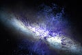 Cigar Galaxy  Supernova Core pulsar neutron star Royalty Free Stock Photo