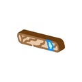 cigar nicotine tobacco isometric icon vector illustration