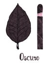 Cigar oscuro wrapper leaf color type