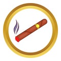 Cigar vector icon