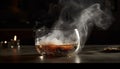 cigar and whiskey cognac and cigar Royalty Free Stock Photo