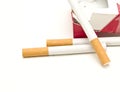 Cigarette box Royalty Free Stock Photo