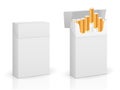 Cigarette box set Royalty Free Stock Photo