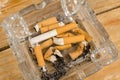 Cigarette butts Royalty Free Stock Photo