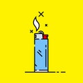 Cigarette lighter icon