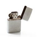 Cigarette lighter on white background Royalty Free Stock Photo