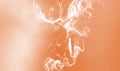 Cigarette smoke over blacl wall. Healthcare nonsmoking addictions concept. Abstract background for posters and flyers