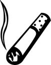 Cigarette vector illustration Royalty Free Stock Photo