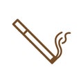Cigarette. Vector illustration decorative design Royalty Free Stock Photo
