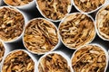 Cigarettes background Royalty Free Stock Photo