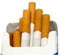 Cigarettes in box Royalty Free Stock Photo