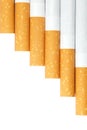 Cigarettes with a brown filter Royalty Free Stock Photo