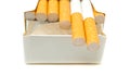 Cigarettes in pack Royalty Free Stock Photo