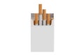 Cigarettes pack Royalty Free Stock Photo