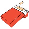 Cigarettes package Royalty Free Stock Photo