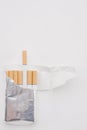 Cigarettes Plain Pack Royalty Free Stock Photo