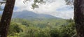 Cikuray Mountain in Garut look so green and still natural Royalty Free Stock Photo