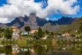 Cilaos, Reunion Island - The pond Royalty Free Stock Photo