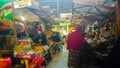 Cilegon,4 april 2020, people shop for necessities in traditional markets when the corona virus outbreak covid-19 Royalty Free Stock Photo