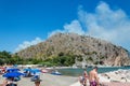 Centola, Italy / 20th July 2016 / Summer fire near Palinuro, Mingardo, Natural Arch