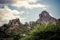 Abandoned medieval village of San Severino di Centola near Palinuro in Cilento